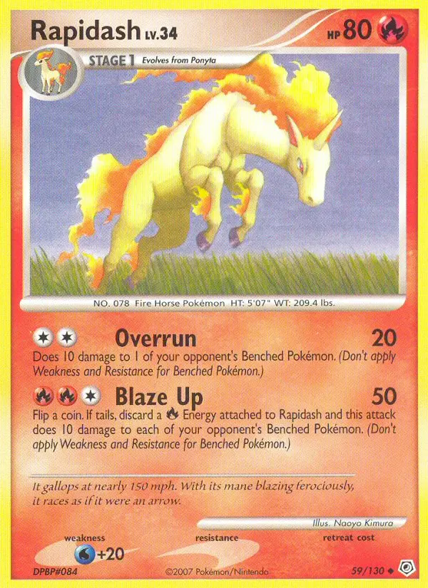 Rapidash, Diamond & Pearl #59