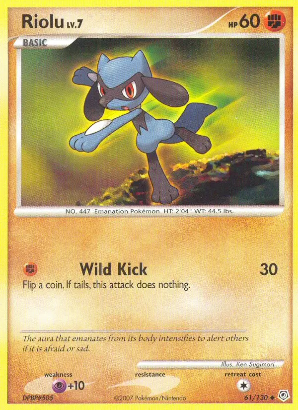 Riolu, Diamond & Pearl #61