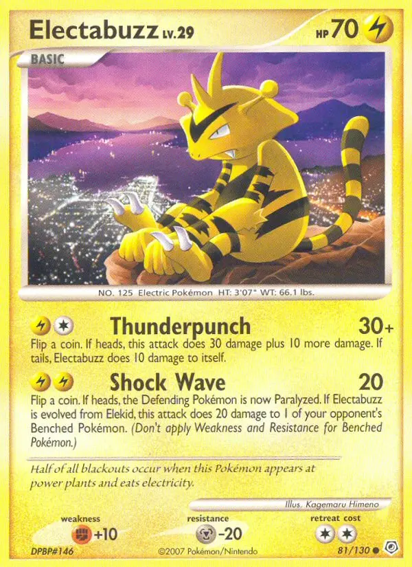 Electabuzz, Diamond & Pearl #81