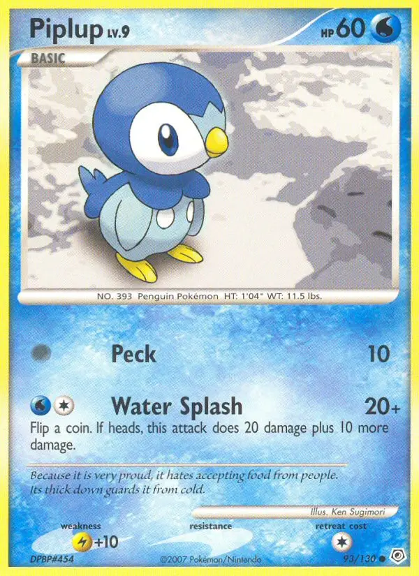 Piplup, Diamond & Pearl #93