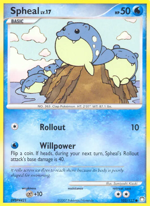 Spheal, Mysterious Treasures #102