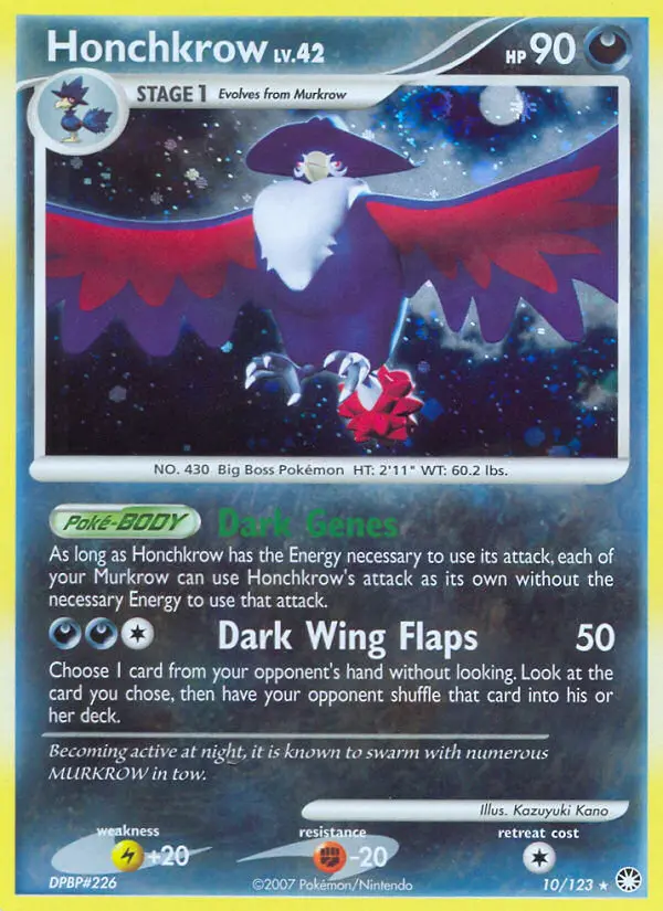 Honchkrow, Mysterious Treasures #10