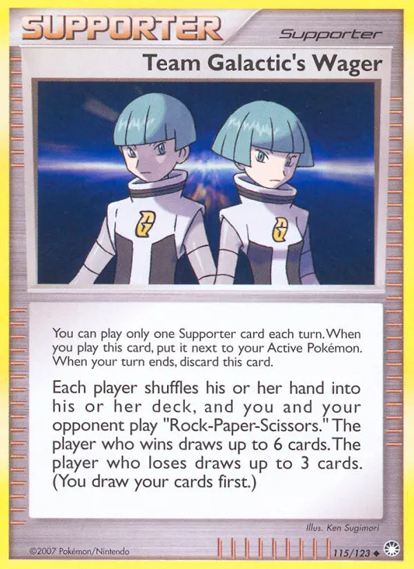 Team Galactic's Wager, Mysterious Treasures #115