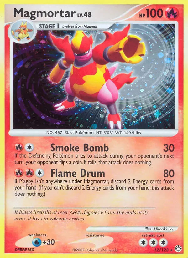 Magmortar, Mysterious Treasures #12