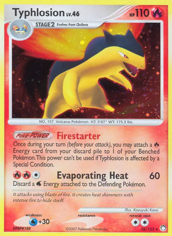 Typhlosion, Mysterious Treasures #16