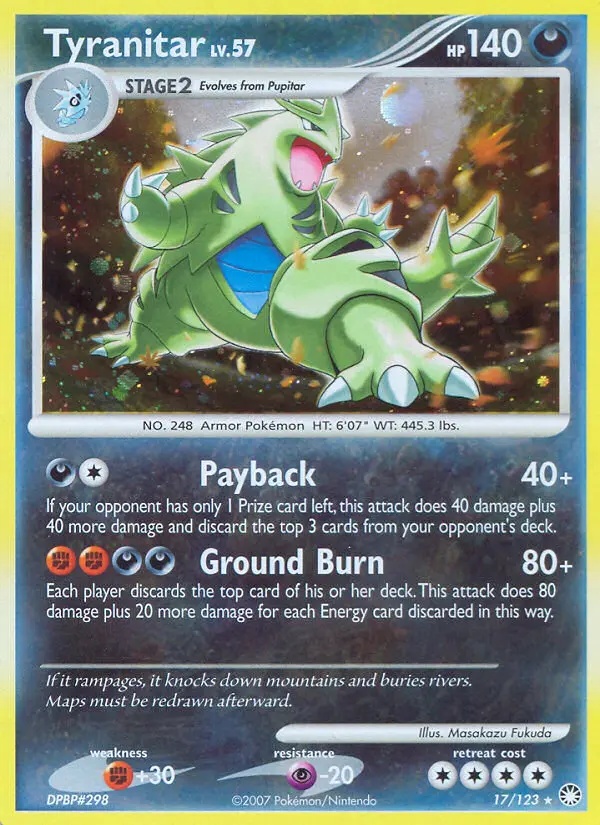 Tyranitar, Mysterious Treasures #17
