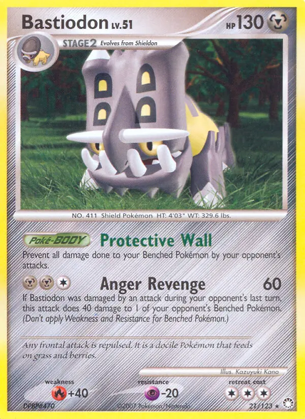 Bastiodon, Mysterious Treasures #21