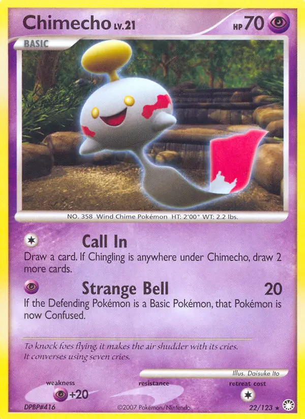 Chimecho, Mysterious Treasures #22