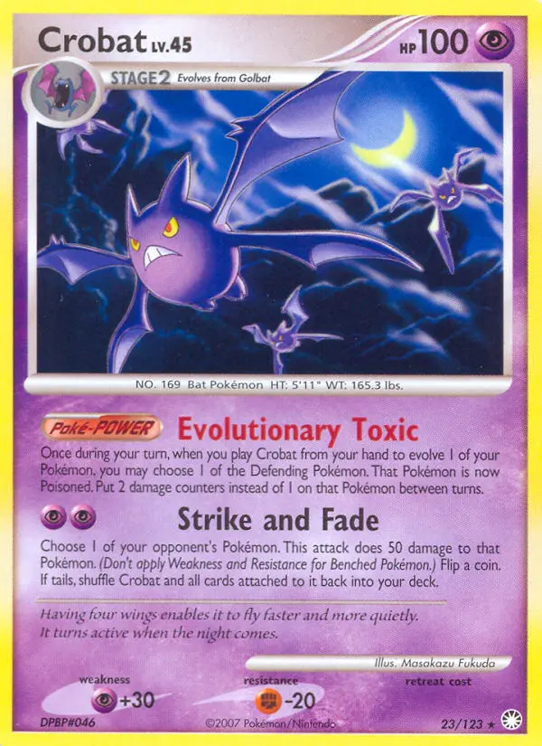 Crobat, Mysterious Treasures #23