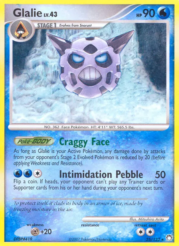 Glalie, Mysterious Treasures #25
