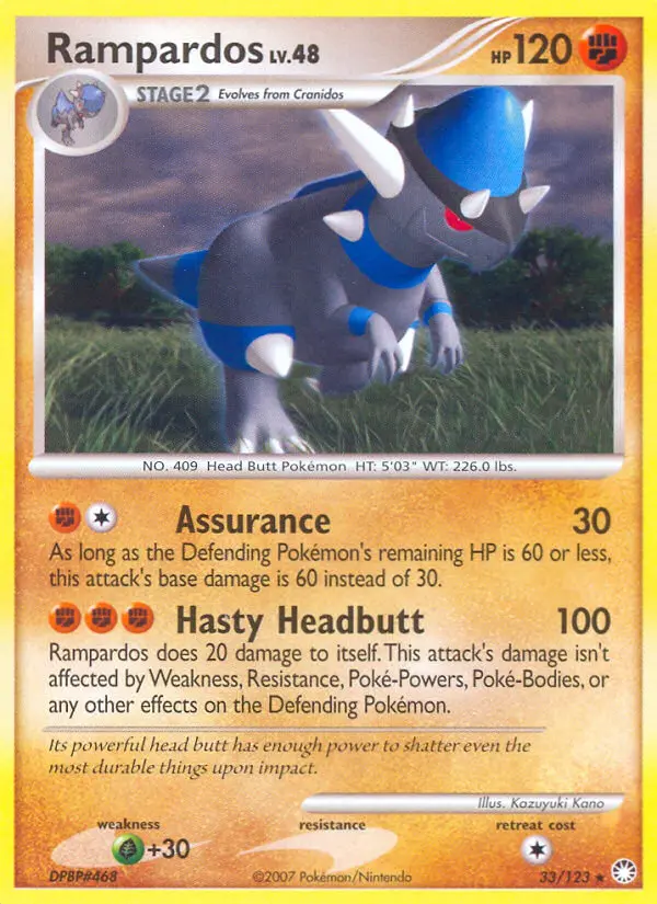 Rampardos, Mysterious Treasures #33