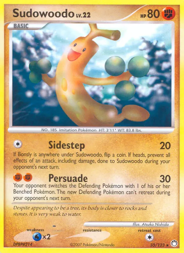 Sudowoodo, Mysterious Treasures #35