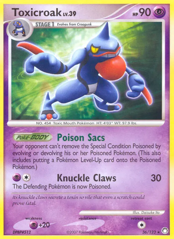 Toxicroak, Mysterious Treasures #36