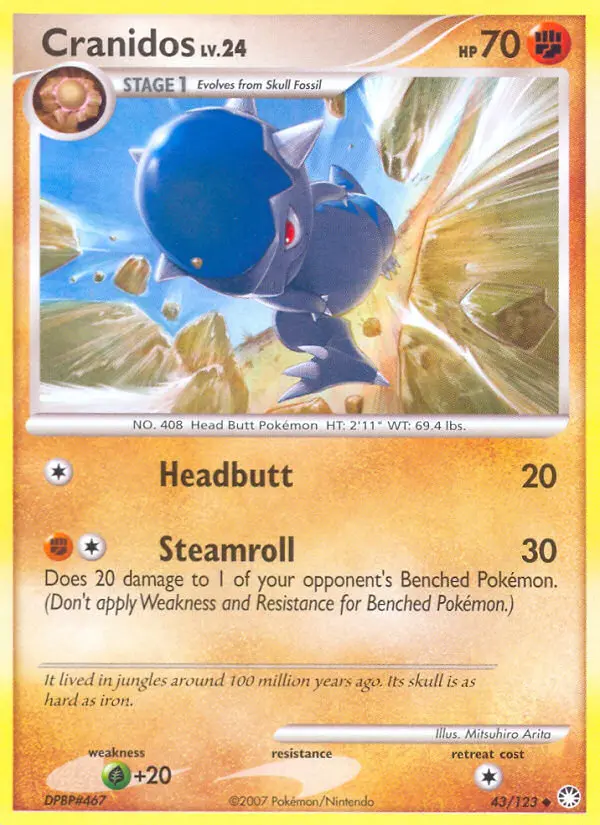 Cranidos, Mysterious Treasures #43