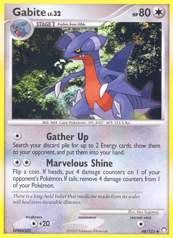Gabite, Mysterious Treasures #48
