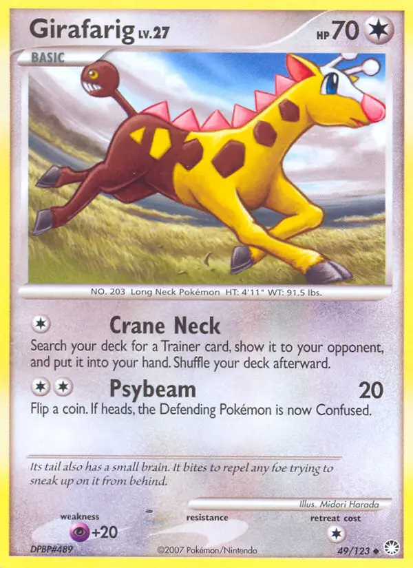 Girafarig, Mysterious Treasures #49