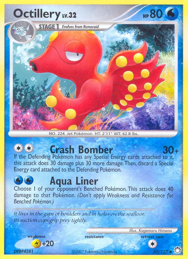 Octillery, Mysterious Treasures #57