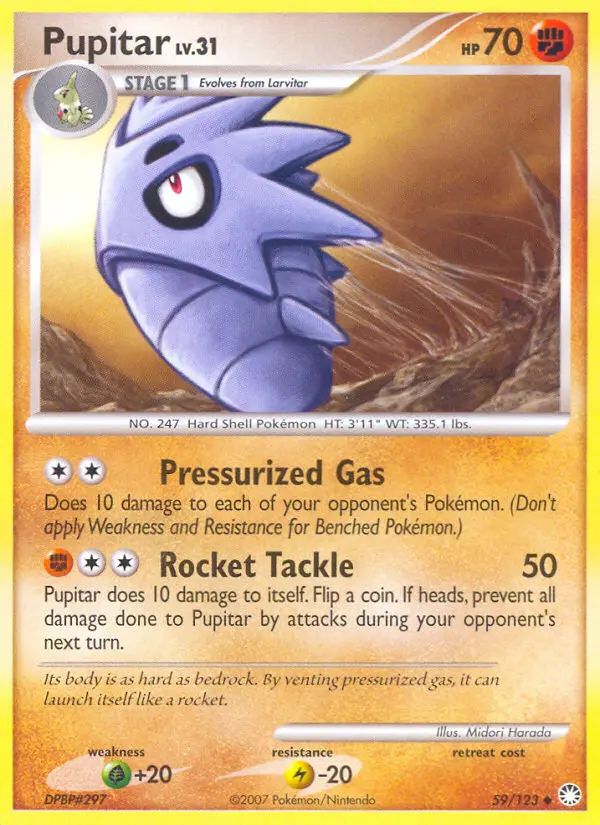 Pupitar, Mysterious Treasures #59
