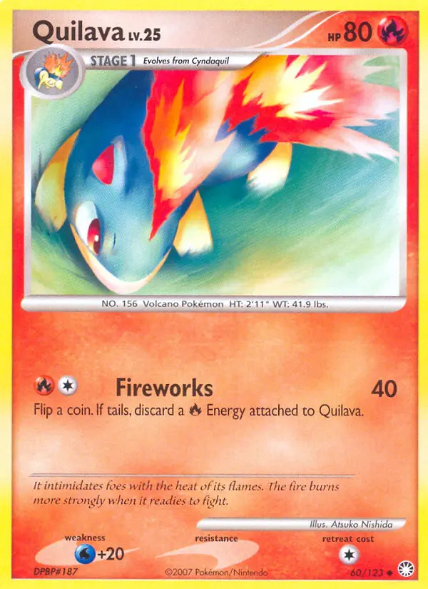 Quilava, Mysterious Treasures #60