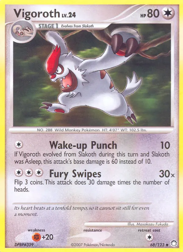 Vigoroth, Mysterious Treasures #68