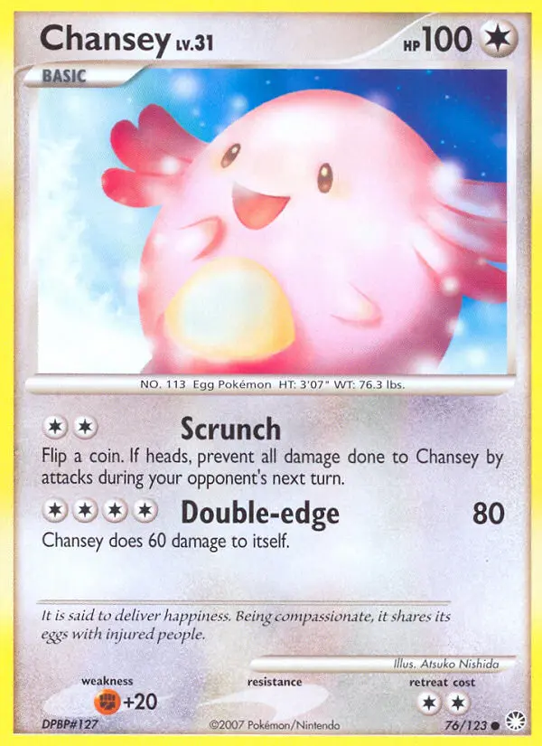 Chansey, Mysterious Treasures #76
