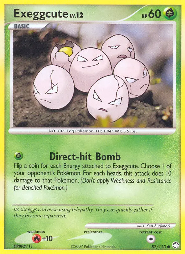 Exeggcute, Mysterious Treasures #82