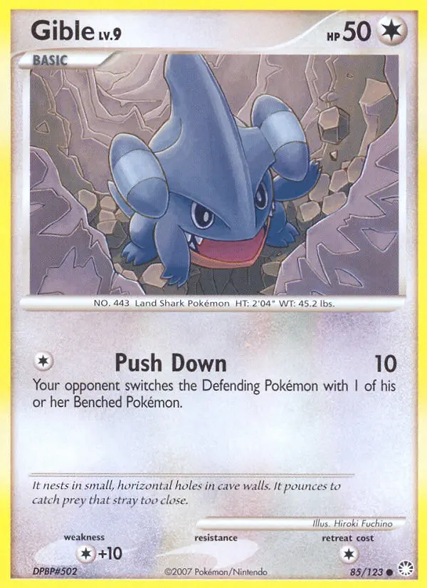 Gible, Mysterious Treasures #85