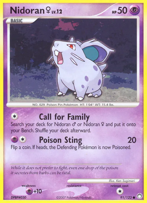 Nidoran♀, Mysterious Treasures #91
