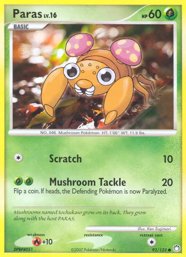 Paras, Mysterious Treasures #92