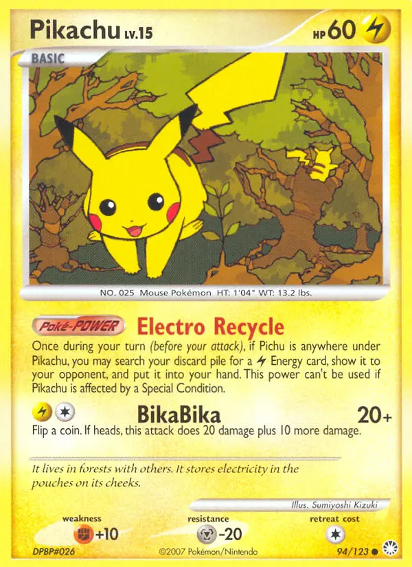 Pikachu, Mysterious Treasures #94