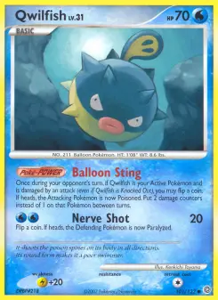 Qwilfish, Secret Wonders #101/132