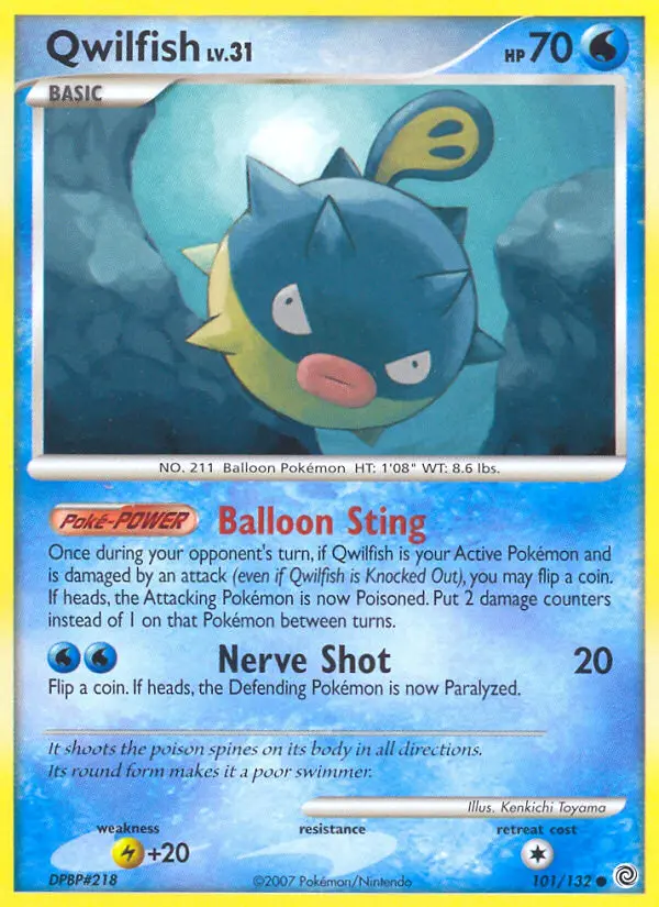 Qwilfish, Secret Wonders #101