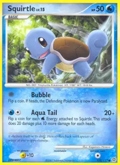 Squirtle, Secret Wonders #112/132
