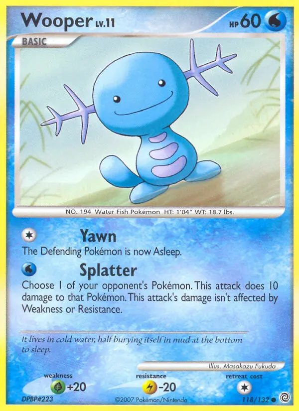 Wooper, Secret Wonders #118
