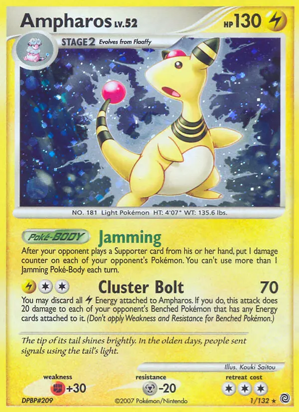 Ampharos, Secret Wonders #1