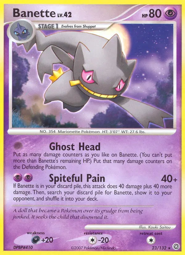 Banette, Secret Wonders #23