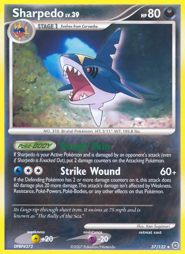 Sharpedo, Secret Wonders #37