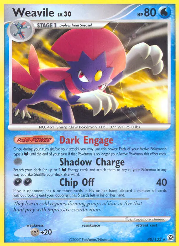 Weavile, Secret Wonders #40
