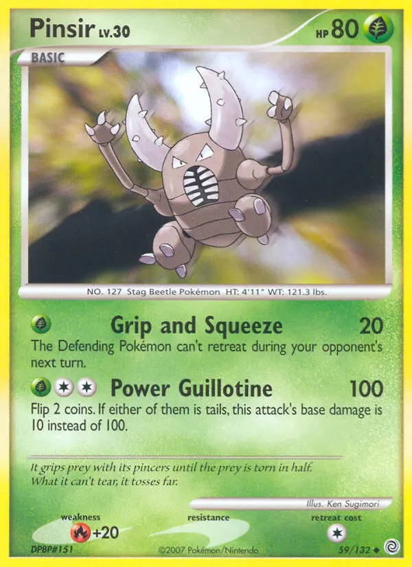 Pinsir, Secret Wonders #59