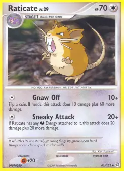 Raticate, Secret Wonders #61/132