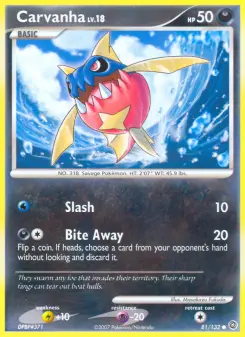 Carvanha, Secret Wonders #81/132