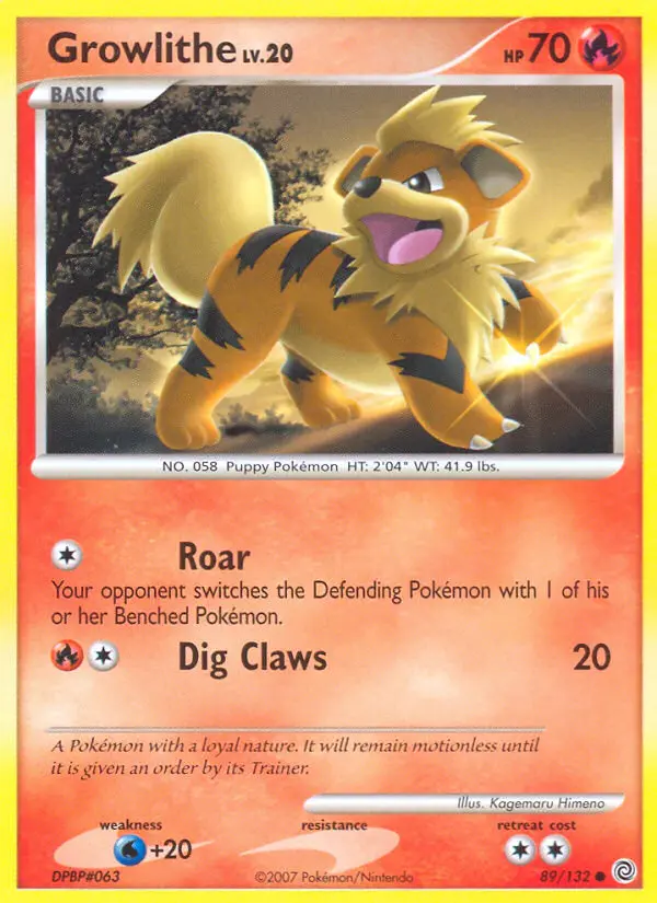 Growlithe, Secret Wonders #89