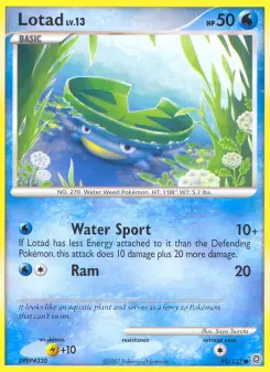 Lotad, Secret Wonders #92/132