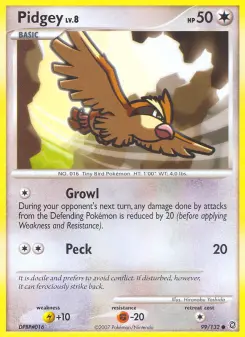 Pidgey, Secret Wonders #99/132
