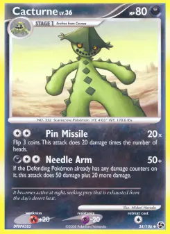 Cacturne, Great Encounters #34/106