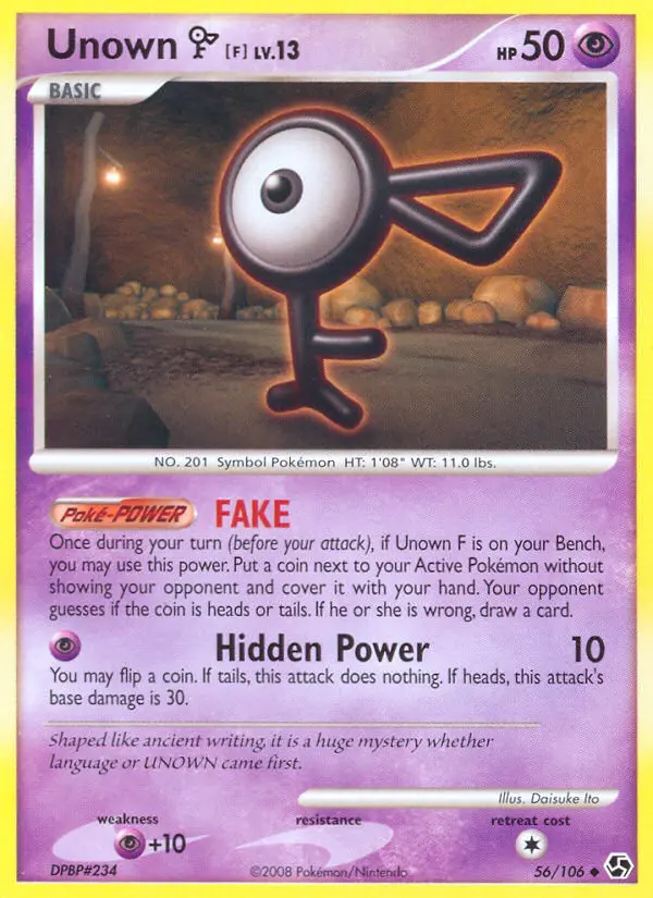 Unown F, Great Encounters #56
