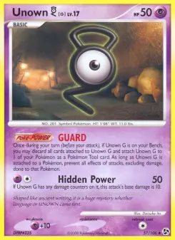 Unown G, Great Encounters #57/106