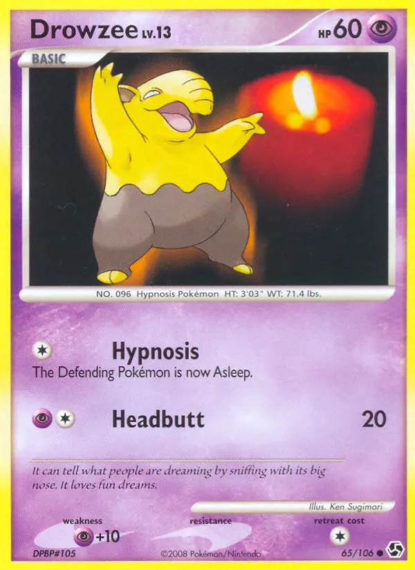 Drowzee, Great Encounters #65