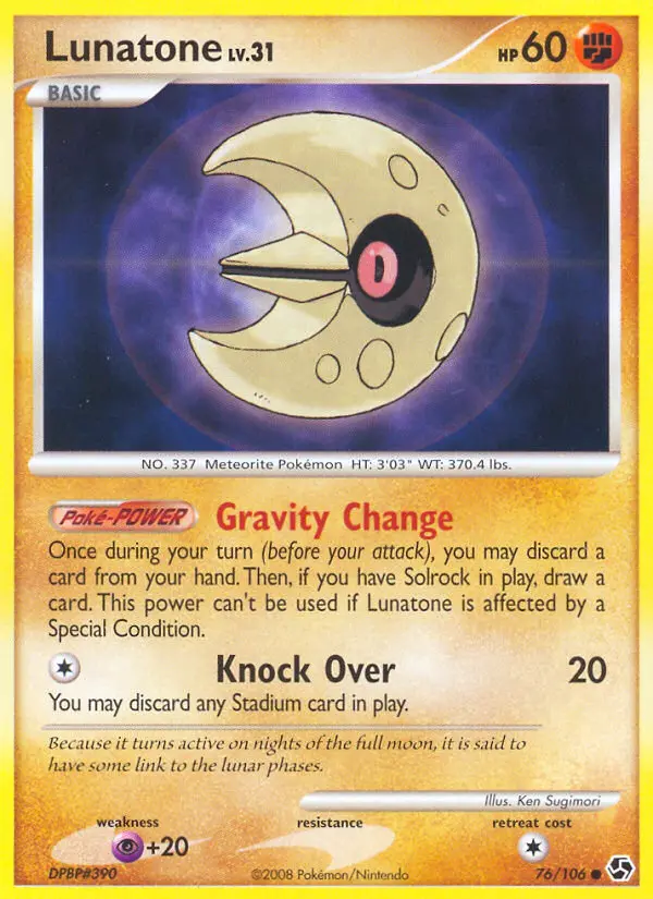 Lunatone, Great Encounters #76