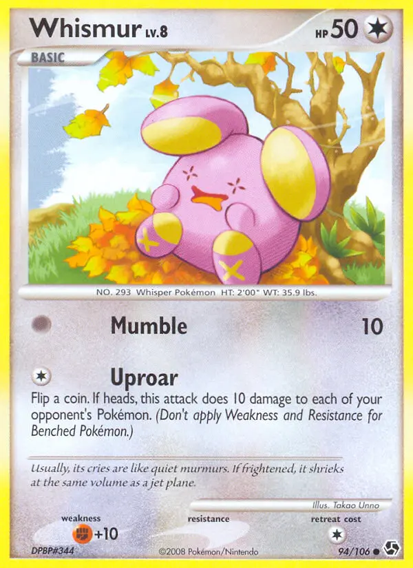 Whismur, Great Encounters #94